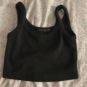 Black tank top